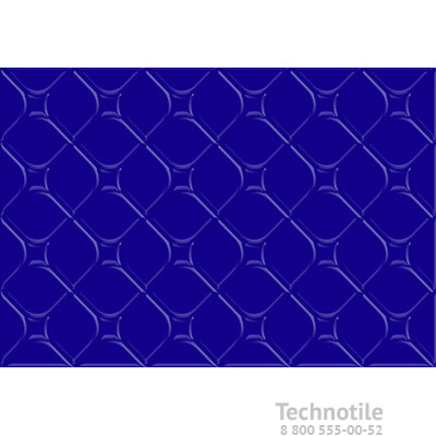 Плитка керамическая Майорка 2Т Синий глянцевый