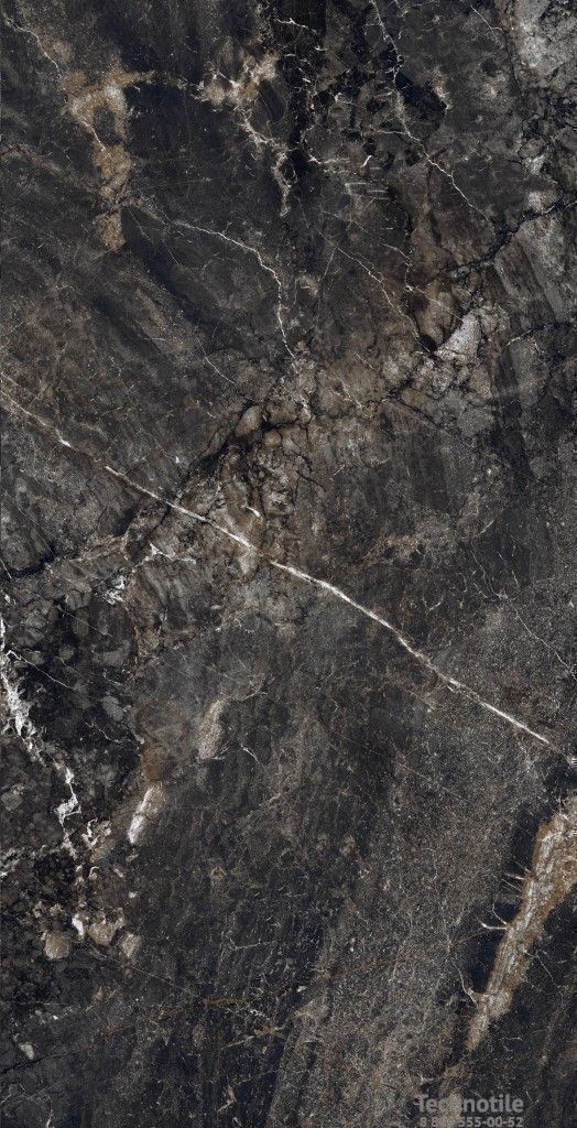 Плитка керамогранит Onlygres Мрамор MOG501 Черный полированный