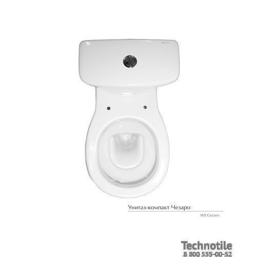 Унитаз-компакт Чезаро сиденье жесткое однорежимная арматура со стоп функцией