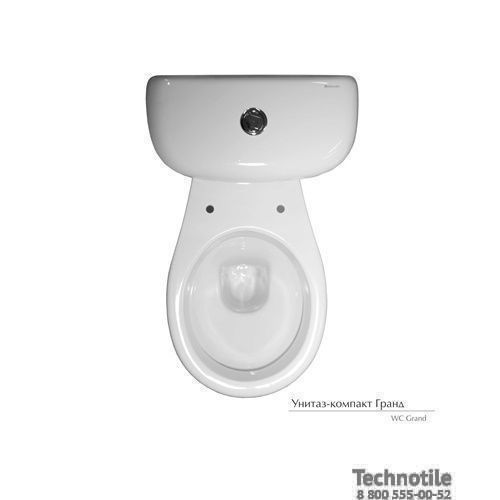 Унитаз-компакт Гранд сиденье жесткое однорежимная арматура со стоп функцией