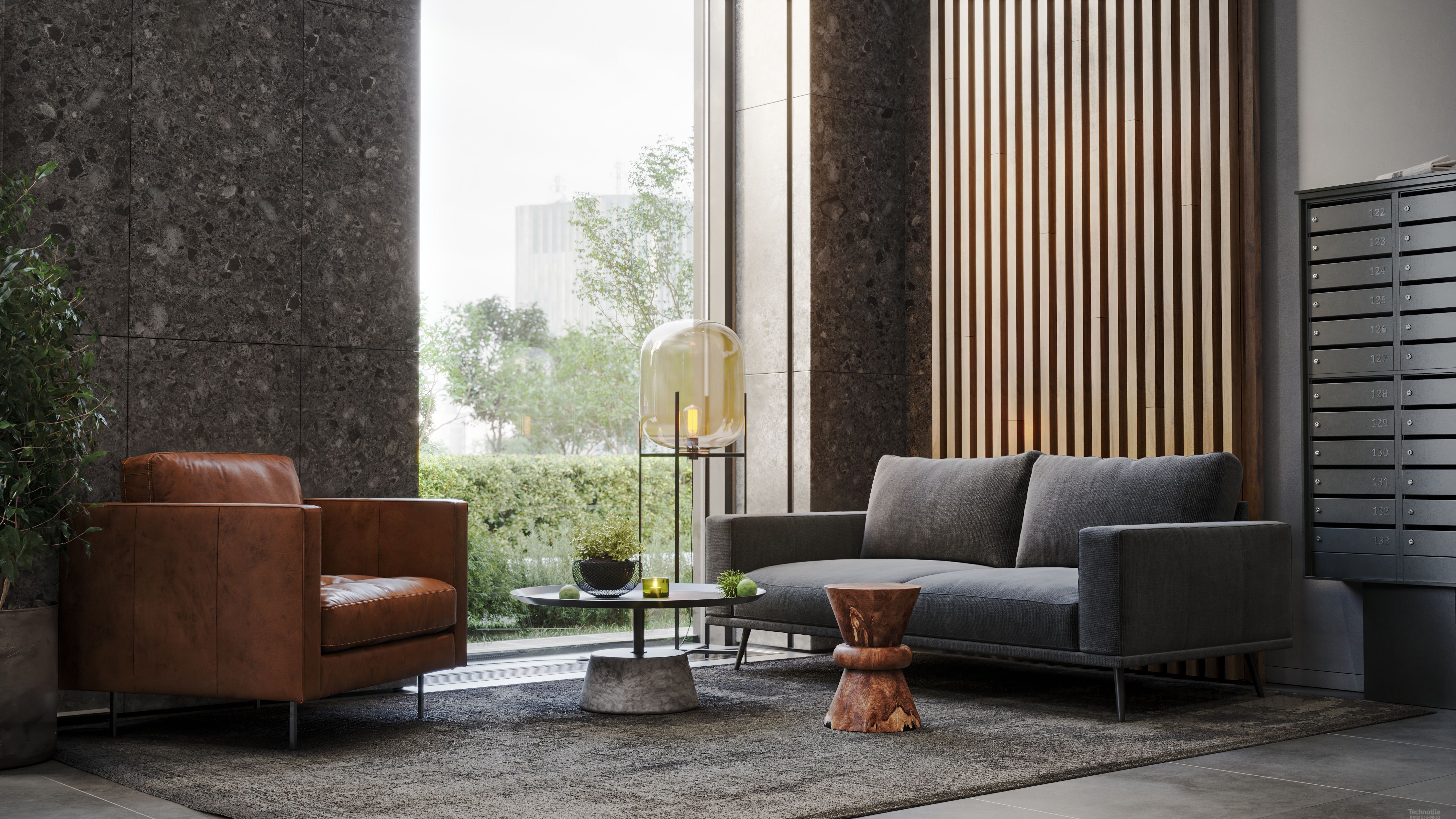 Плитка керамогранит Граните Герда Черный легкое лаппатирование