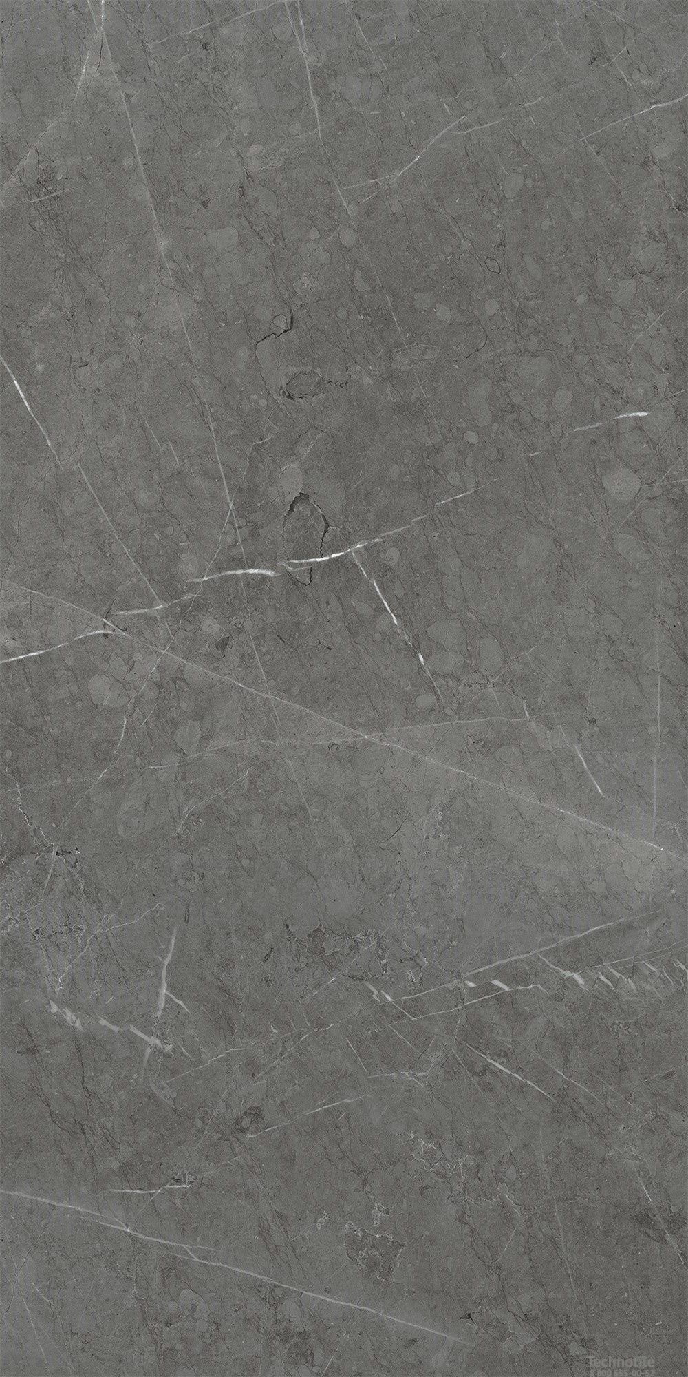 Плитка керамогранит Скала K-2203 Темно-серый лаппатированный