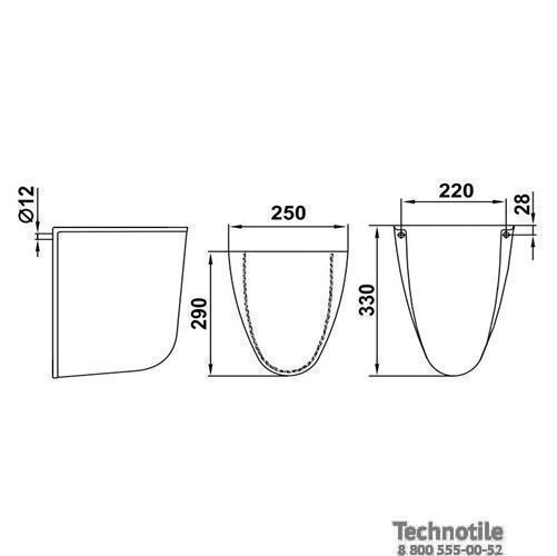Пьедестал консольный Люкс