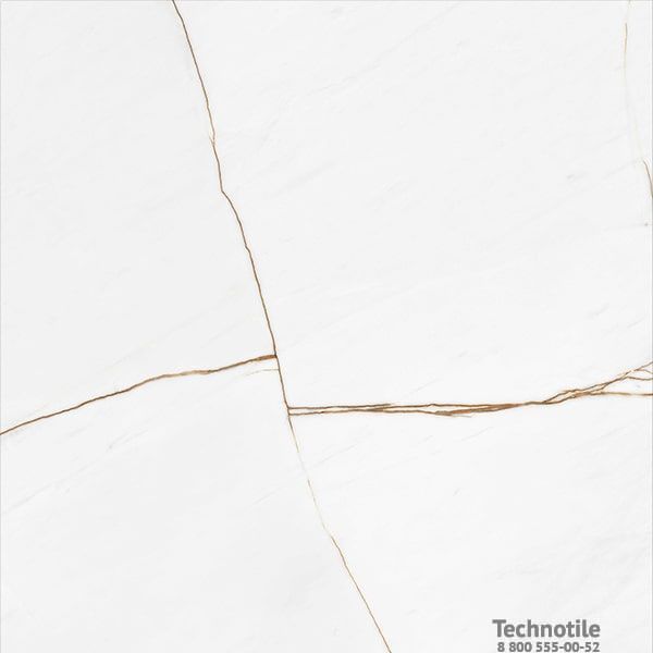 Плитка керамогранит Граните Сиена Белый легкое лаппатирование