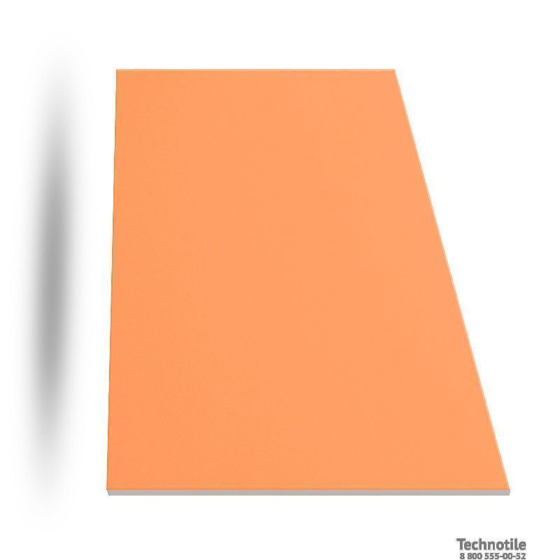 Плитка керамогранит Моноколор UF026 Насыщенно-оранжевый матовый