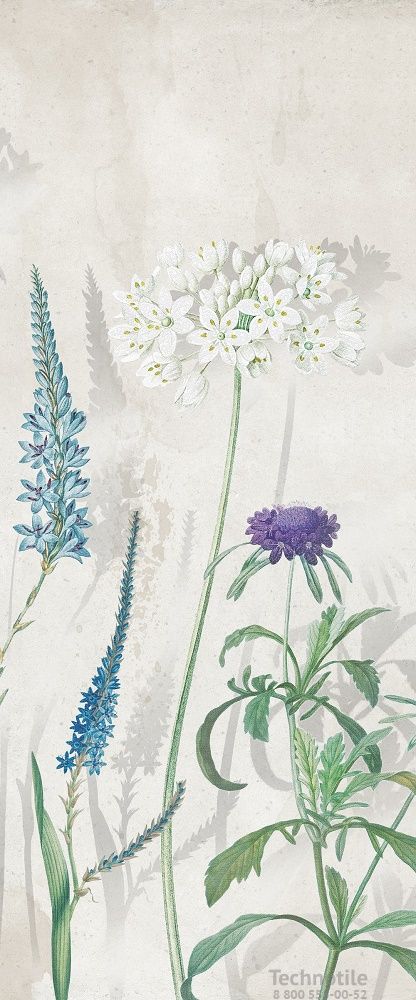 Панно керамическое Liberty 01 Grey матовый