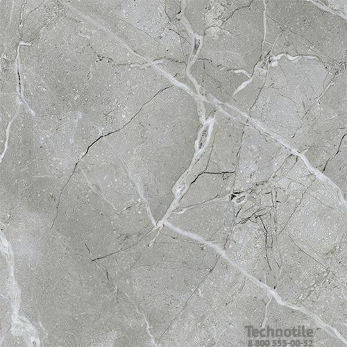 Плитка керамогранит СилкМарбл K947791R Бреча Серый матовый