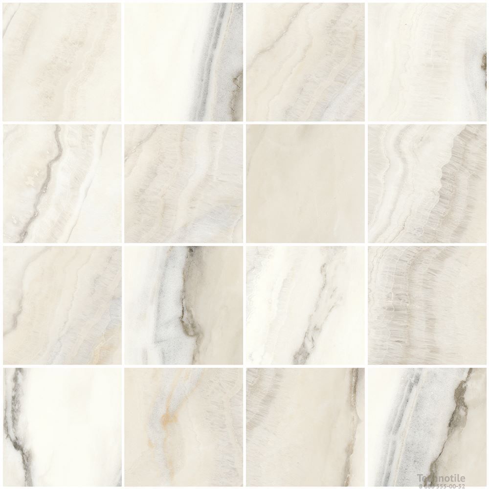 Мозаика 7.5x7.5 керамогранит MarbleSet Арабескато Норковый лаппатированный