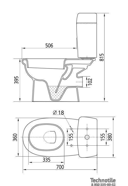 Унитаз-компакт Верона сиденье мягкое однорежимная арматура со стоп функцией