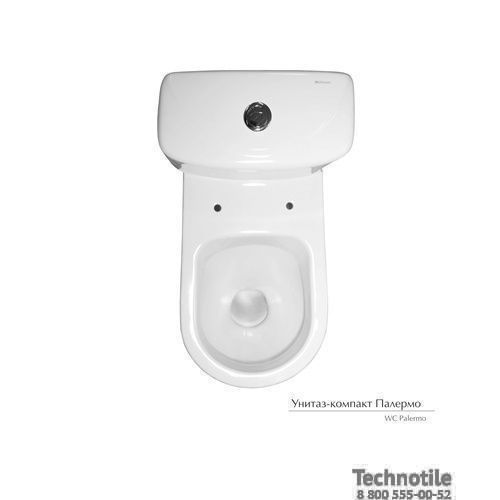 Унитаз-компакт Палермо сиденье жесткое двухрежимная арматура