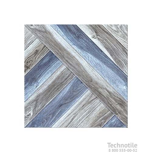 Плитка керамогранит Шварцвальд 2 Серо-голубой матовый