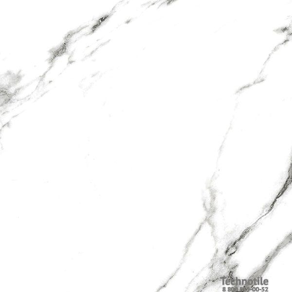 Плитка керамогранит Нейва ГР390 Белый матовый