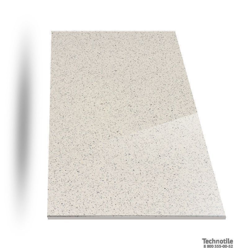 Плитка керамогранит Соль-перец U126 Серо-бежевый полированный