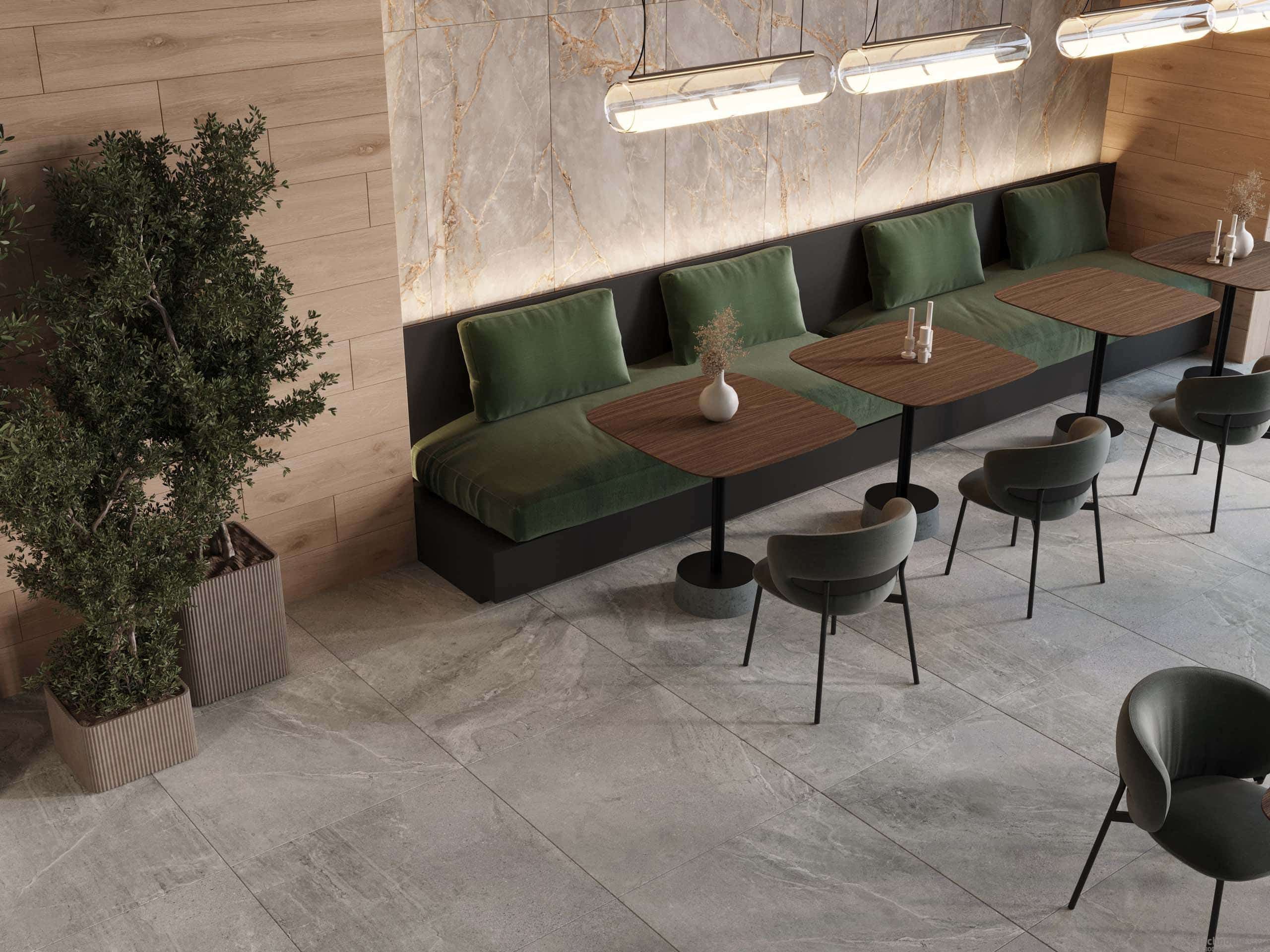 Плитка керамогранит Интенс IN01 Серый полированный