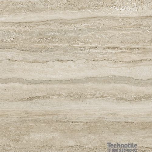 Плитка керамогранит СитиСтоун K951840R Травертин Линейный матовый