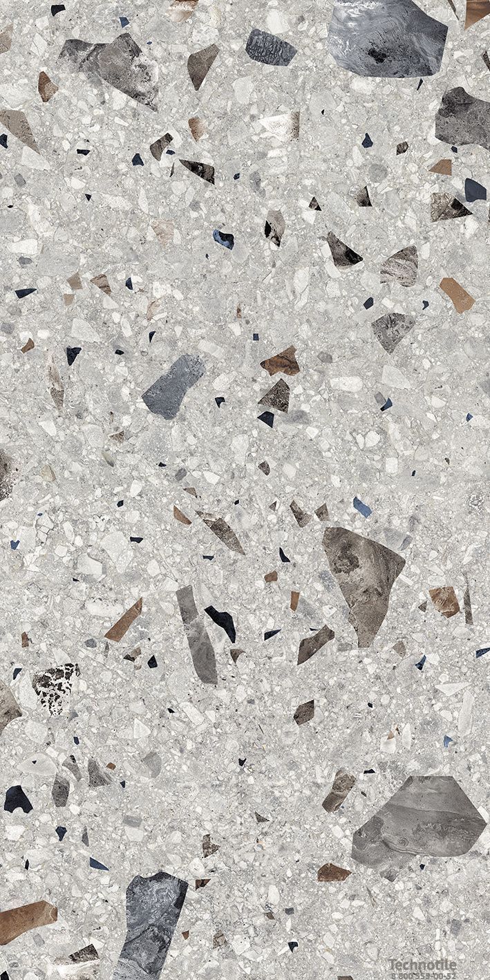 Плитка керамогранит Рок Серый сатинированный 