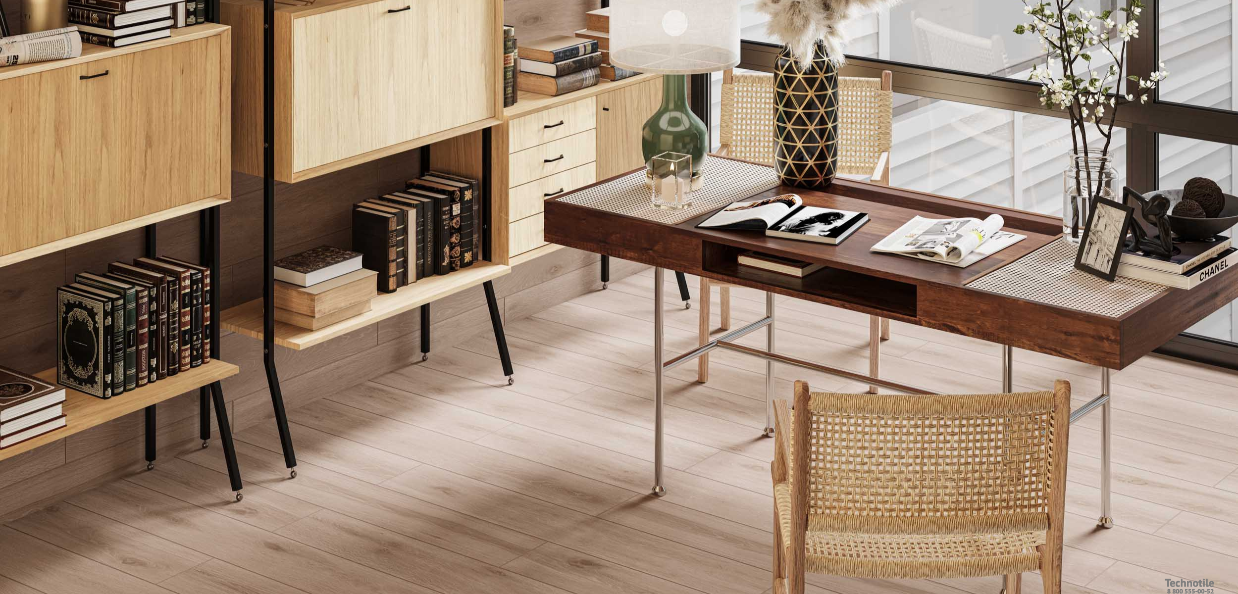 Плитка керамогранит Селекшн SI01 Дуб матовый