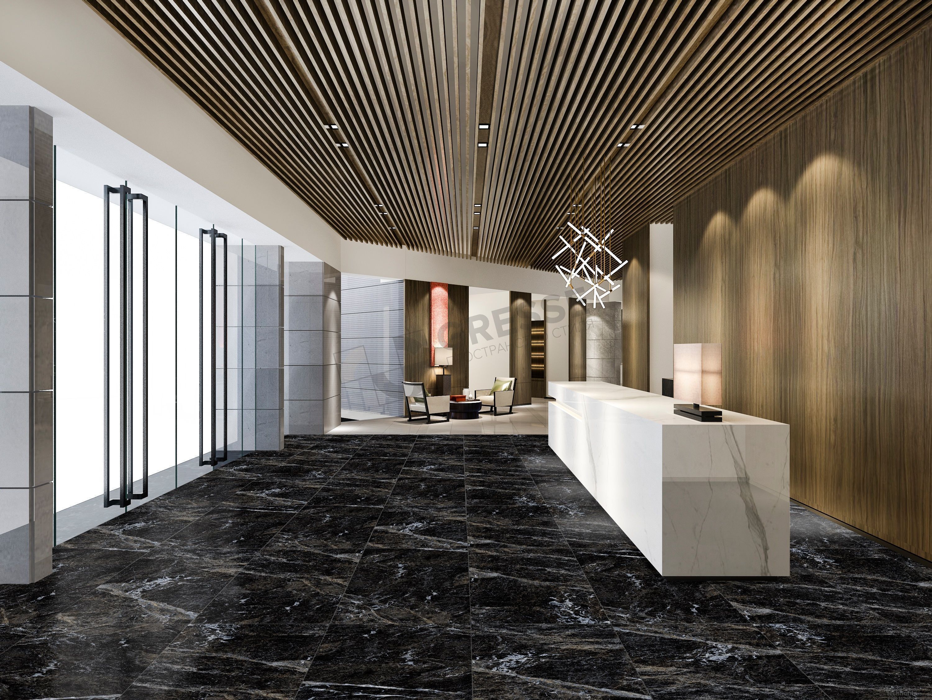 Плитка керамогранит Симбел GRS05-03 Карбон матовый