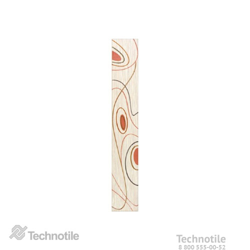 Бордюр керамический Сакура 1  матовый