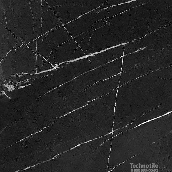 Плитка керамогранит Нейва G395 Черный матовый