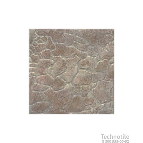 Плитка керамогранит Камни 74 Коричневый матовый