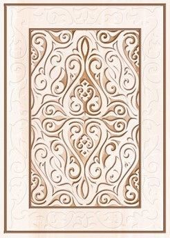 Декор керамический D Эллада матовый