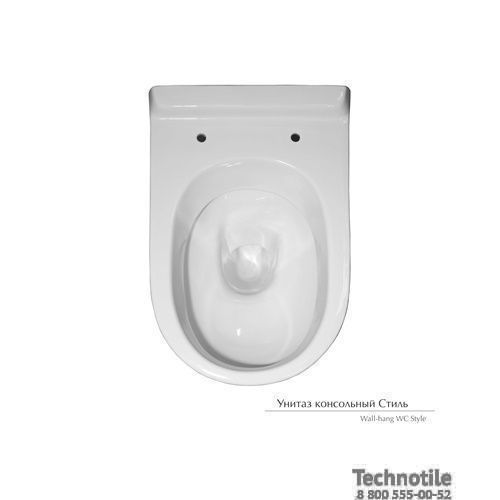 Унитаз консольный Стиль сиденье жесткое с микролифтом 