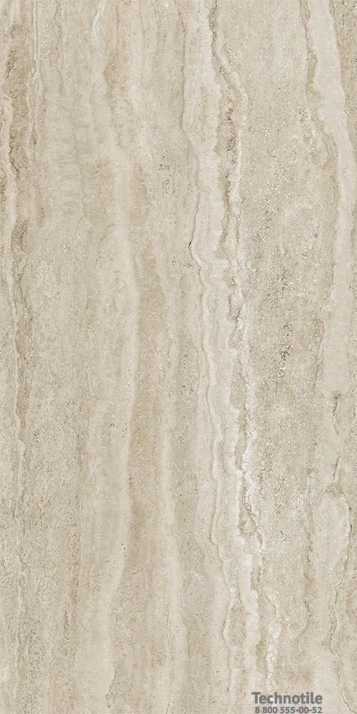 Плитка керамогранит СитиСтоун K951847R Травертин Линейный матовый