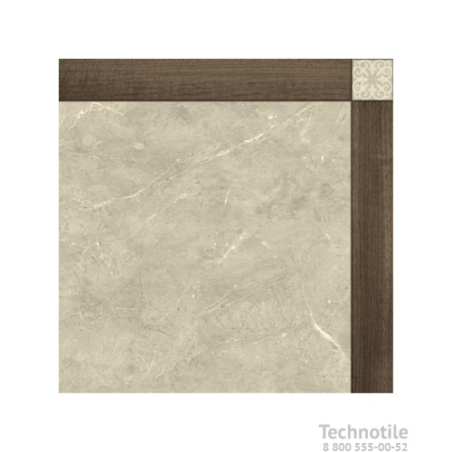 Плитка керамогранит Вудстоун 1 Серый матовый