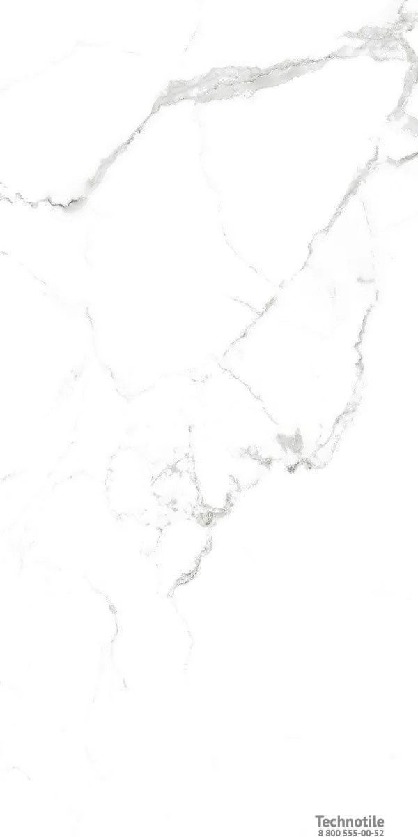 Плитка керамогранит Marshy White полированный