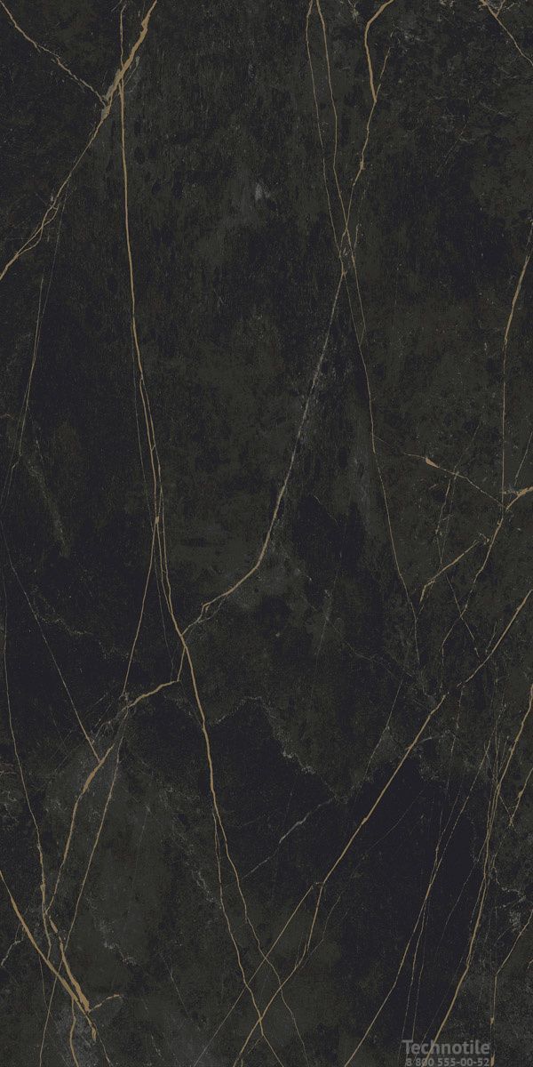 Плитка керамогранит Граните Сандра Черно-оливковый матовый