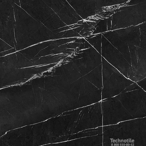 Плитка керамогранит Нейва ГР395 Черный полированный