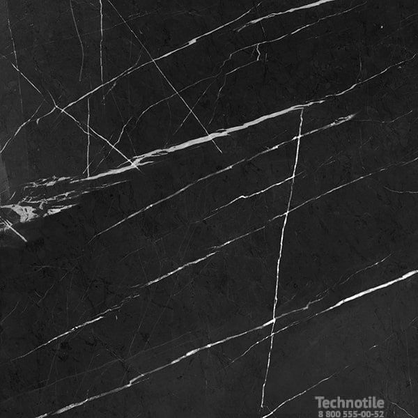 Плитка керамогранит Нейва ГР395 Черный матовый