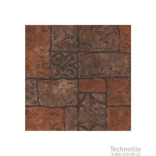 Плитка керамогранит Бастион 4 Коричневый матовый