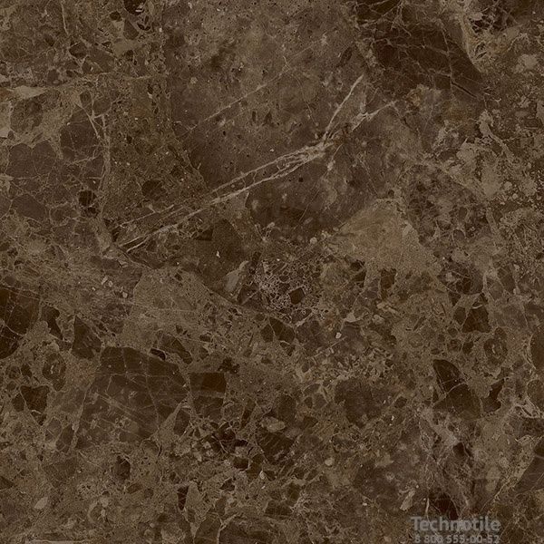 Плитка керамогранит Киреты G244 Коричневый матовый