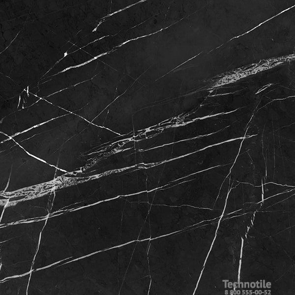 Плитка керамогранит Нейва G395 Черный полированный