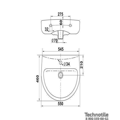 Умывальник Гранд 55 