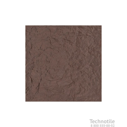Плитка керамогранит Амстердам 4 Темно-коричневый рельеф