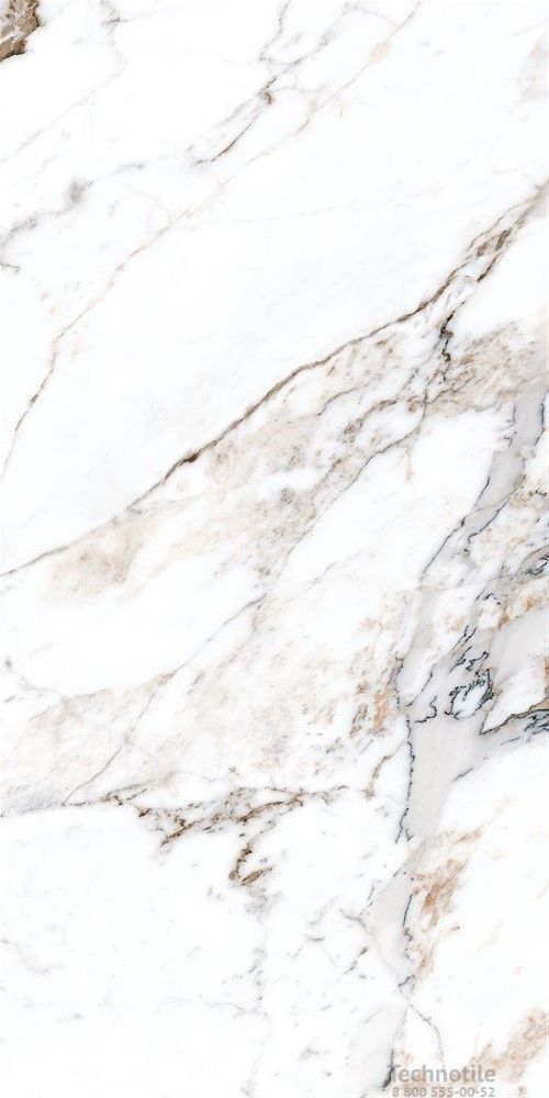 Плитка керамогранит Marble-X Бреча Капрайа Белый полированный