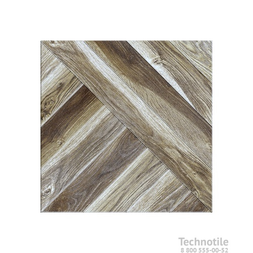 Плитка керамогранит Шварцвальд 4 Серо-коричневый матовый