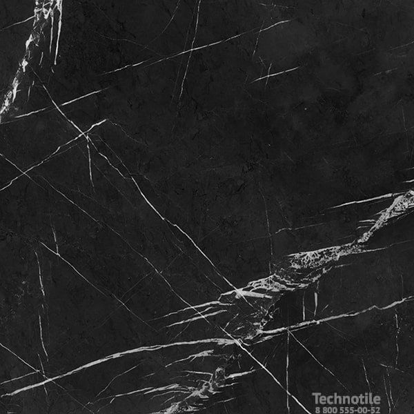 Плитка керамогранит Нейва G395 Черный полированный