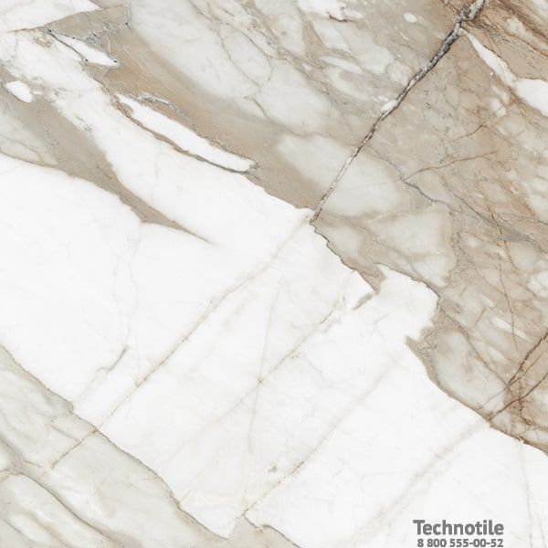 Плитка керамогранит Нейва G394 Коричневый полированный