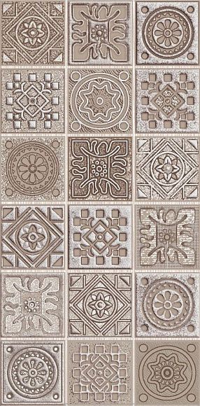 Декор керамический Grazia Mocca Nefertiti матовый