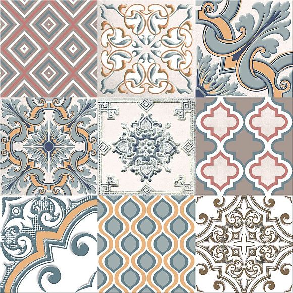 Плитка керамическая Eclipse Ornament матовый