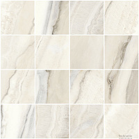 Мозаика 7.5x7.5 керамогранит MarbleSet Арабескато Норковый лаппатированный
