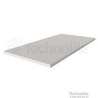 Ступень с насечками керамогранит Граните Герда Черный легкое лаппатирование