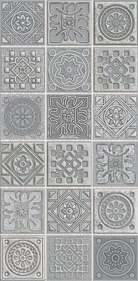 Декор керамический Grazia Grey Nefertiti матовый