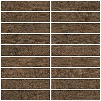 Мозаика m11 керамогранит Italian Wood G-253 Венге структурный