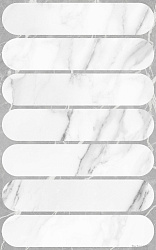 Плитка керамическая Арко 03 Белый низ глянцевый