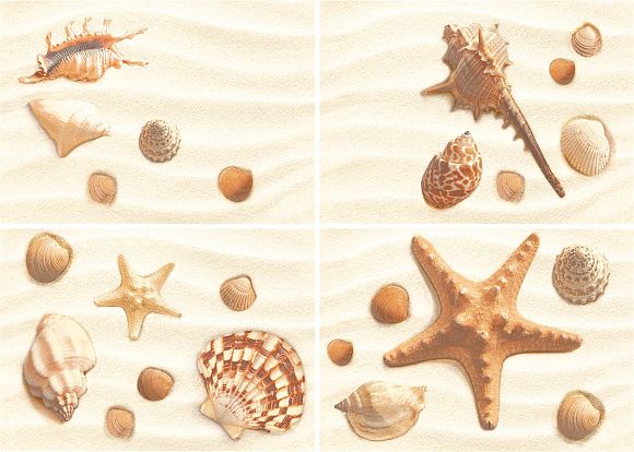 Панно керамическое Фиджи матовый